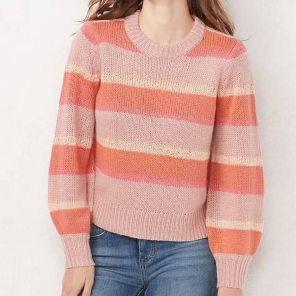 Lauren Conrad Bubble Sleeves Sweater